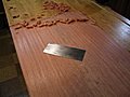 Scraping the Cuban Mahogany Top